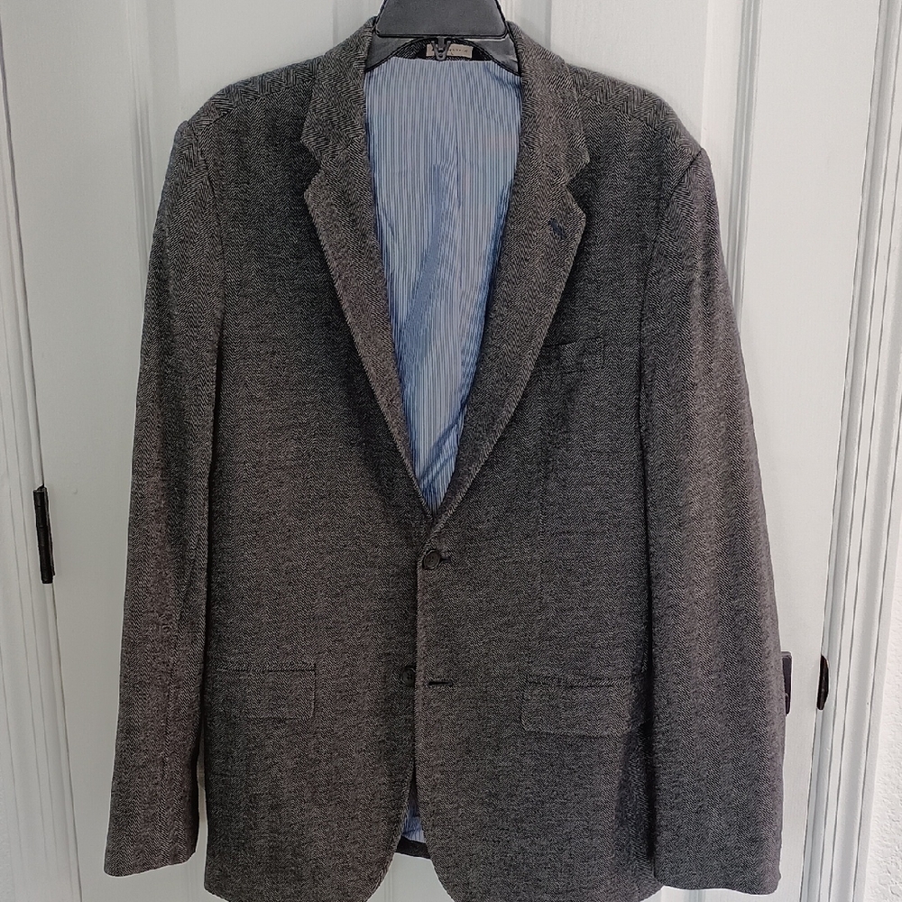 Banana Republic Charcoal Tweed Mens Blazer. 42 L. Nice